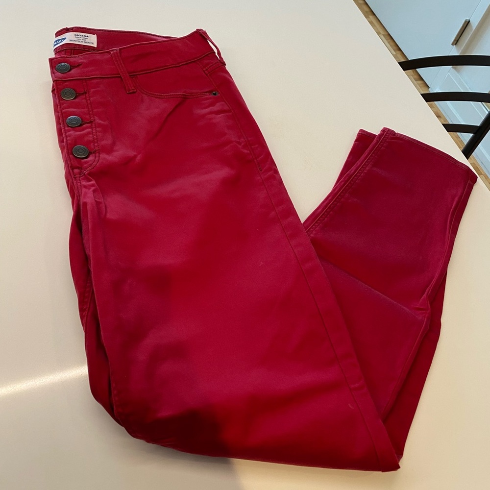 High rise jeans